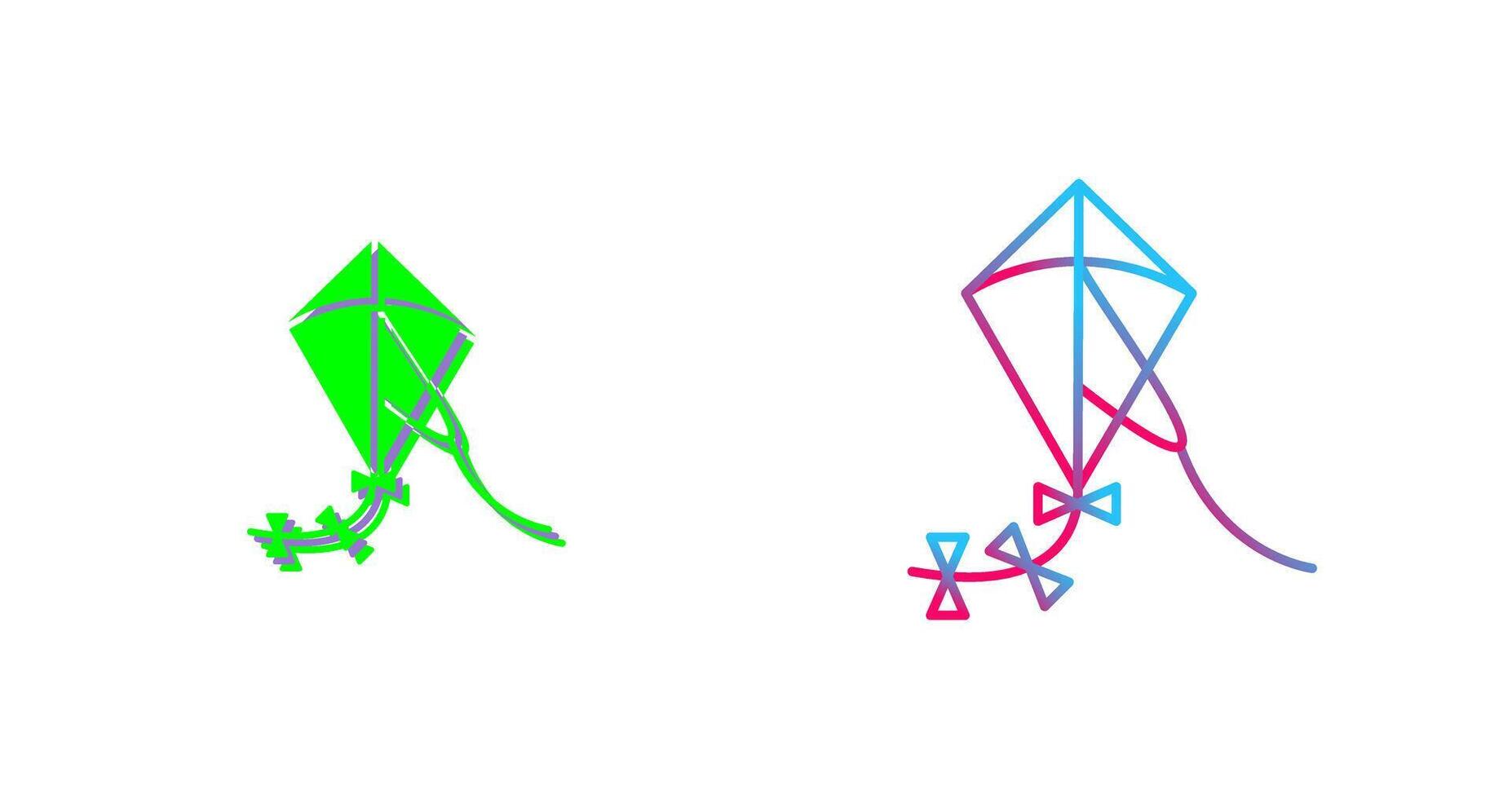 Kite Icon Design vector