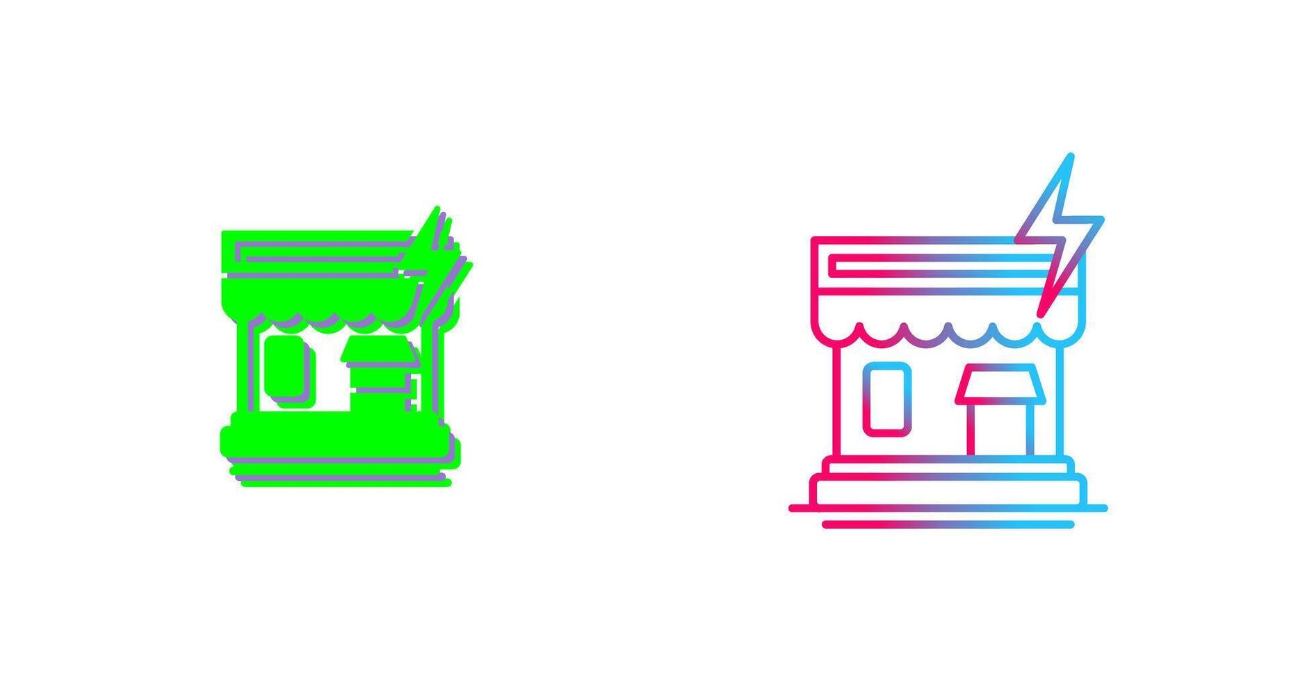 Natural Disaster Icon Design vector