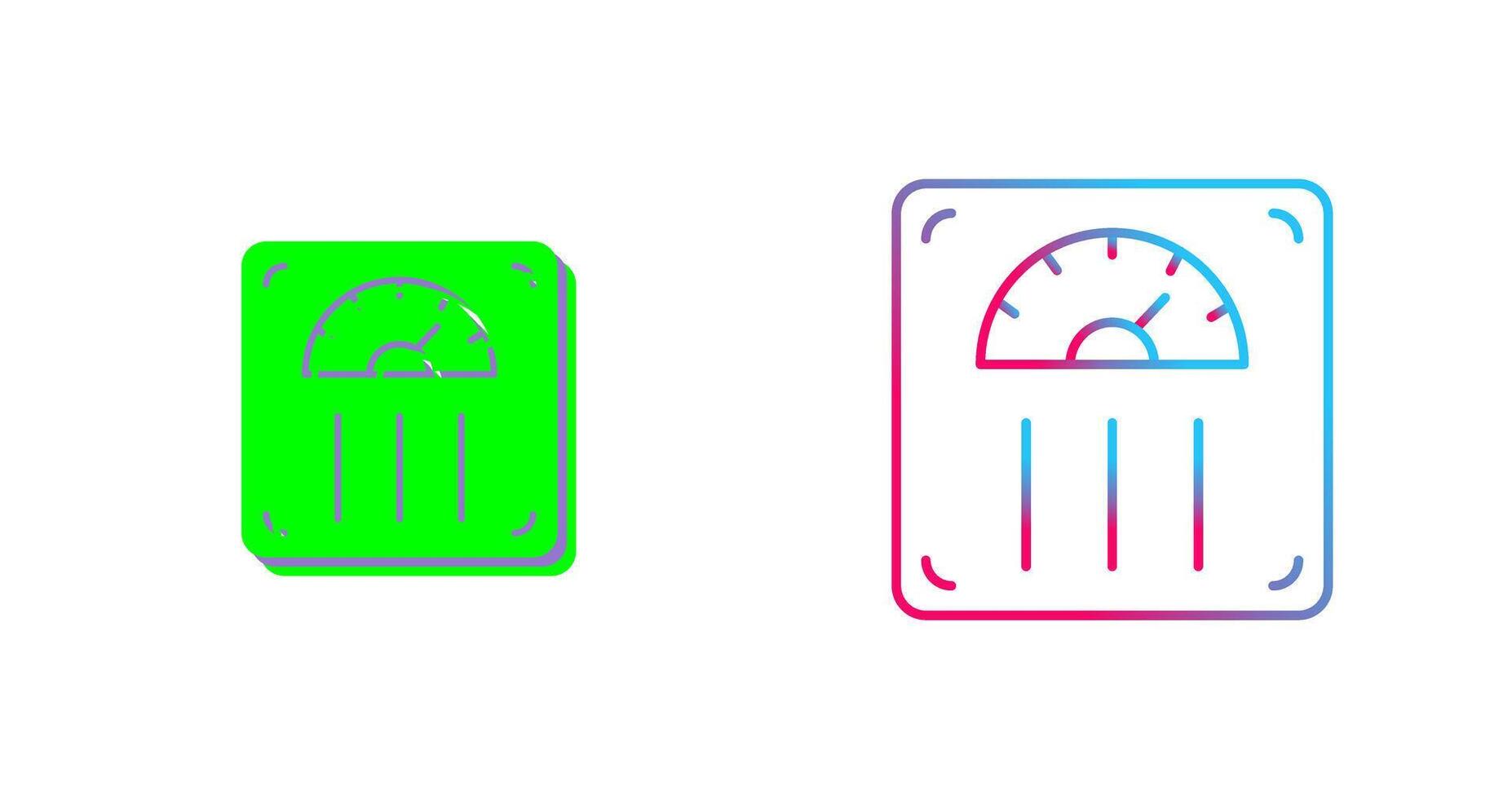 Weight Scale Icon Design vector
