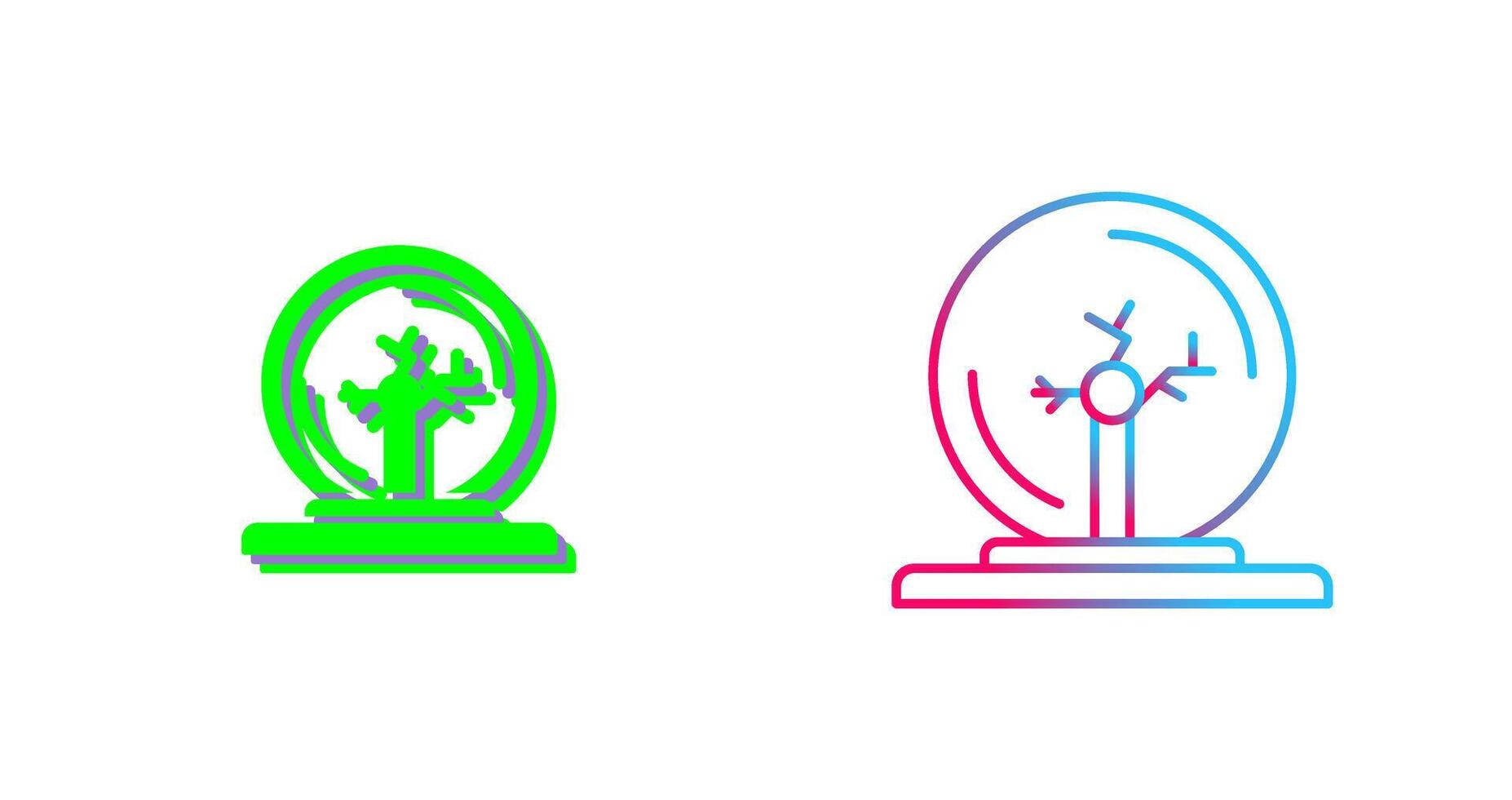 Plasma Ball Icon Design vector