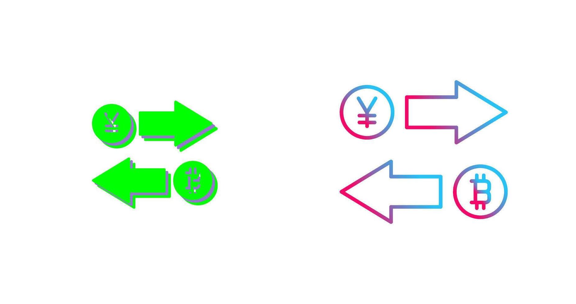 Exchange Icon Design vector