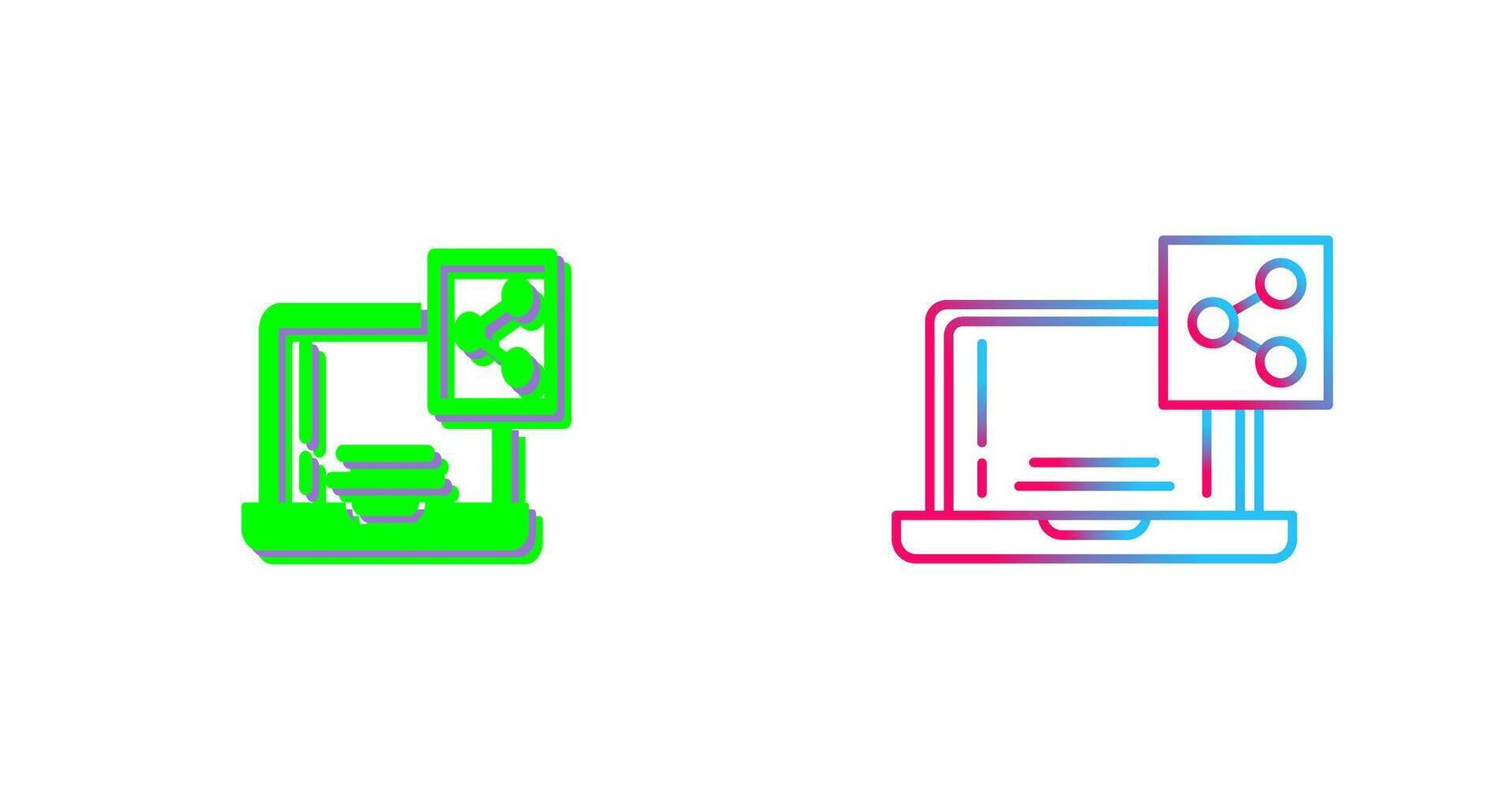 Share Icon Design vector
