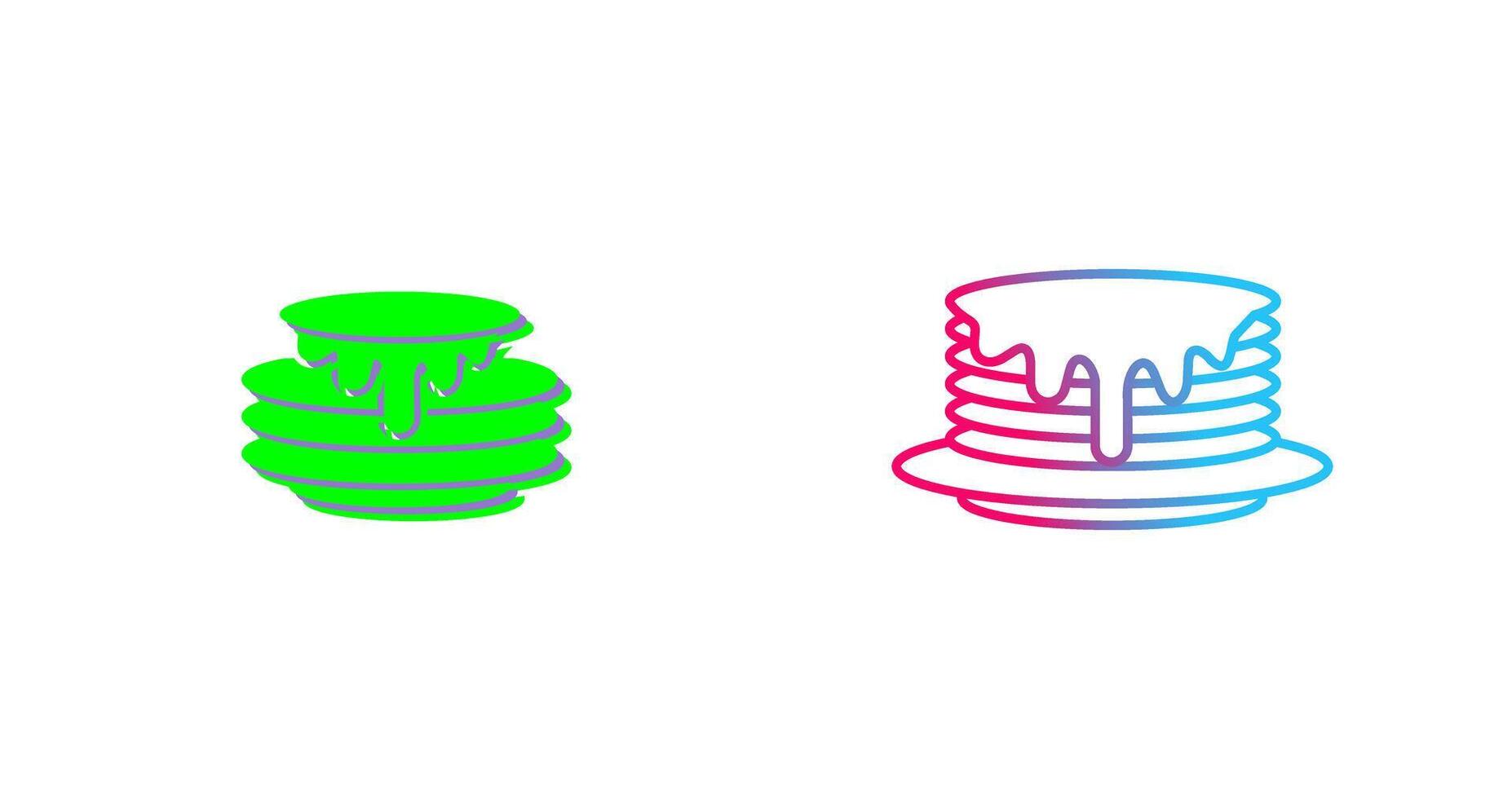 Pancake Icon Design vector