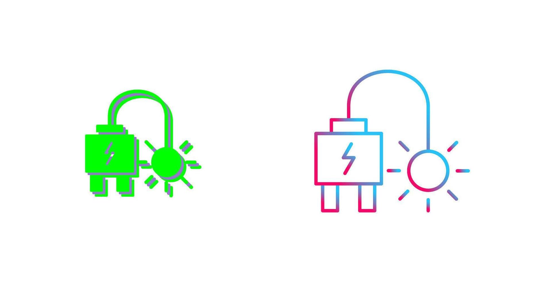 Plug Icon Design vector