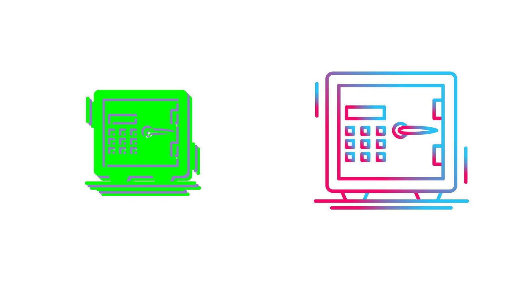 safe Icon Design vector
