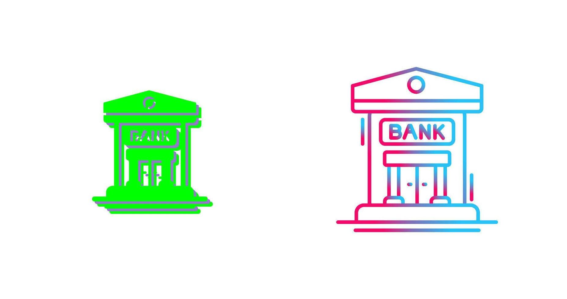 Bank Icon Design vector