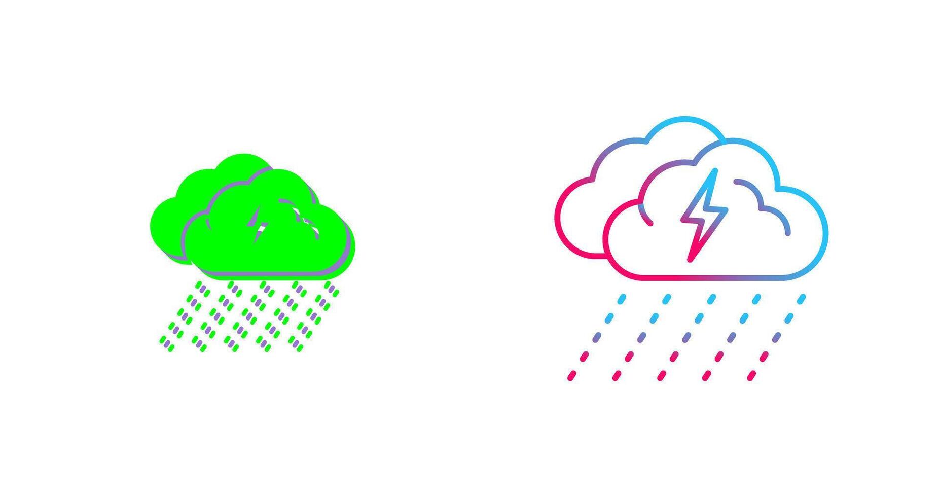 Rainy Day Icon Design vector