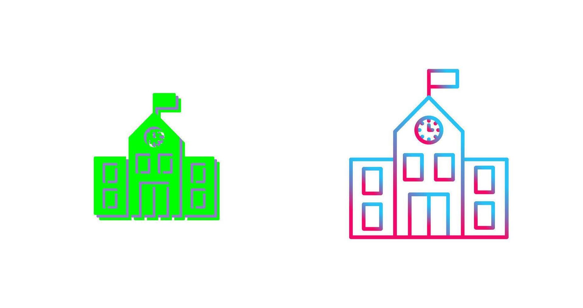 School Icon Design vector