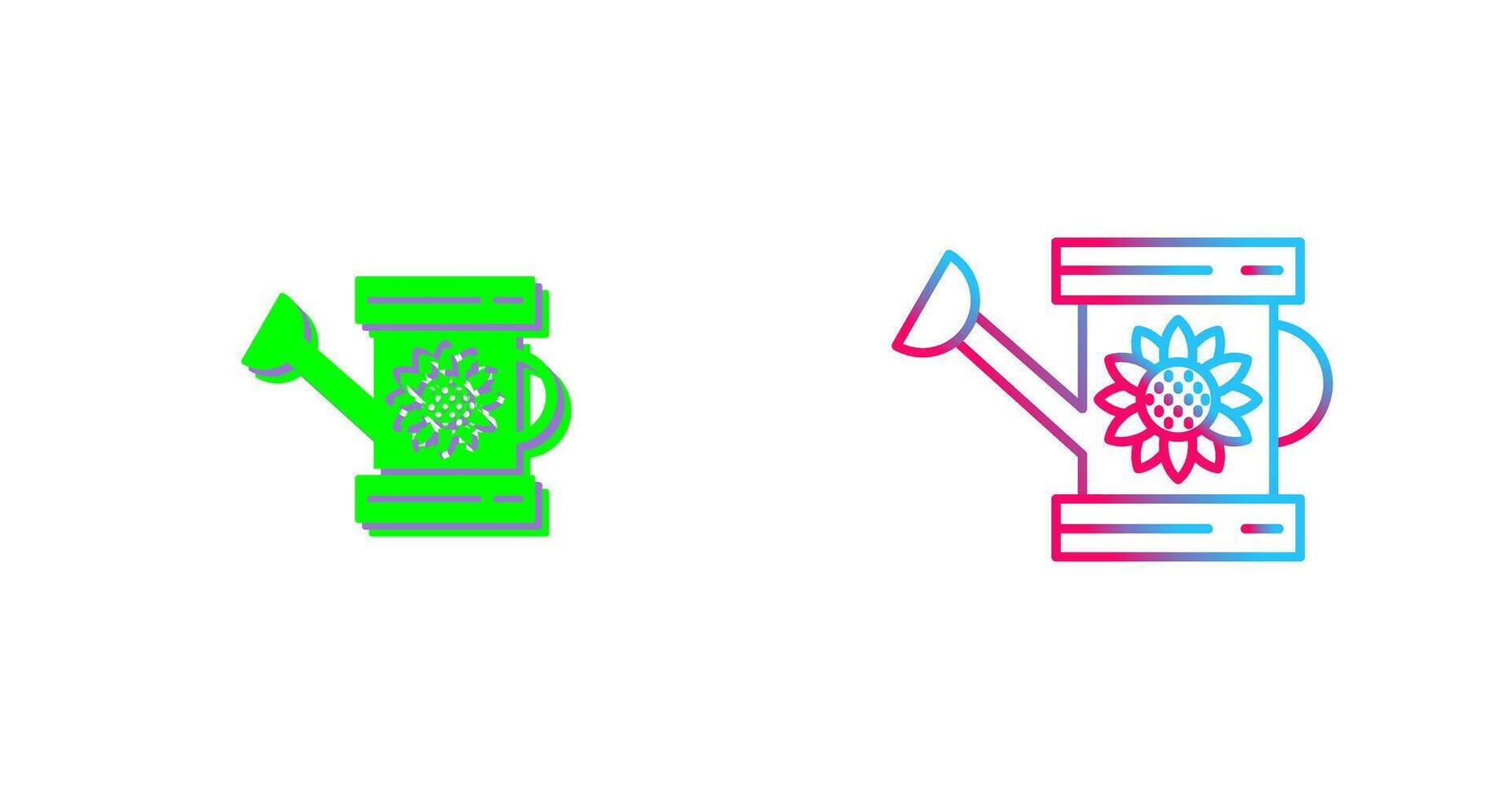Watering Can Icon Design vector