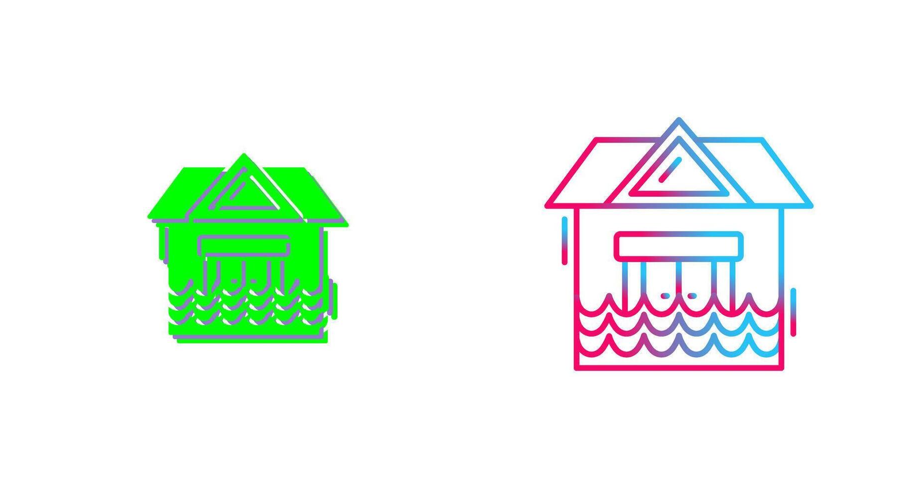 Natural Disaster Icon Design vector