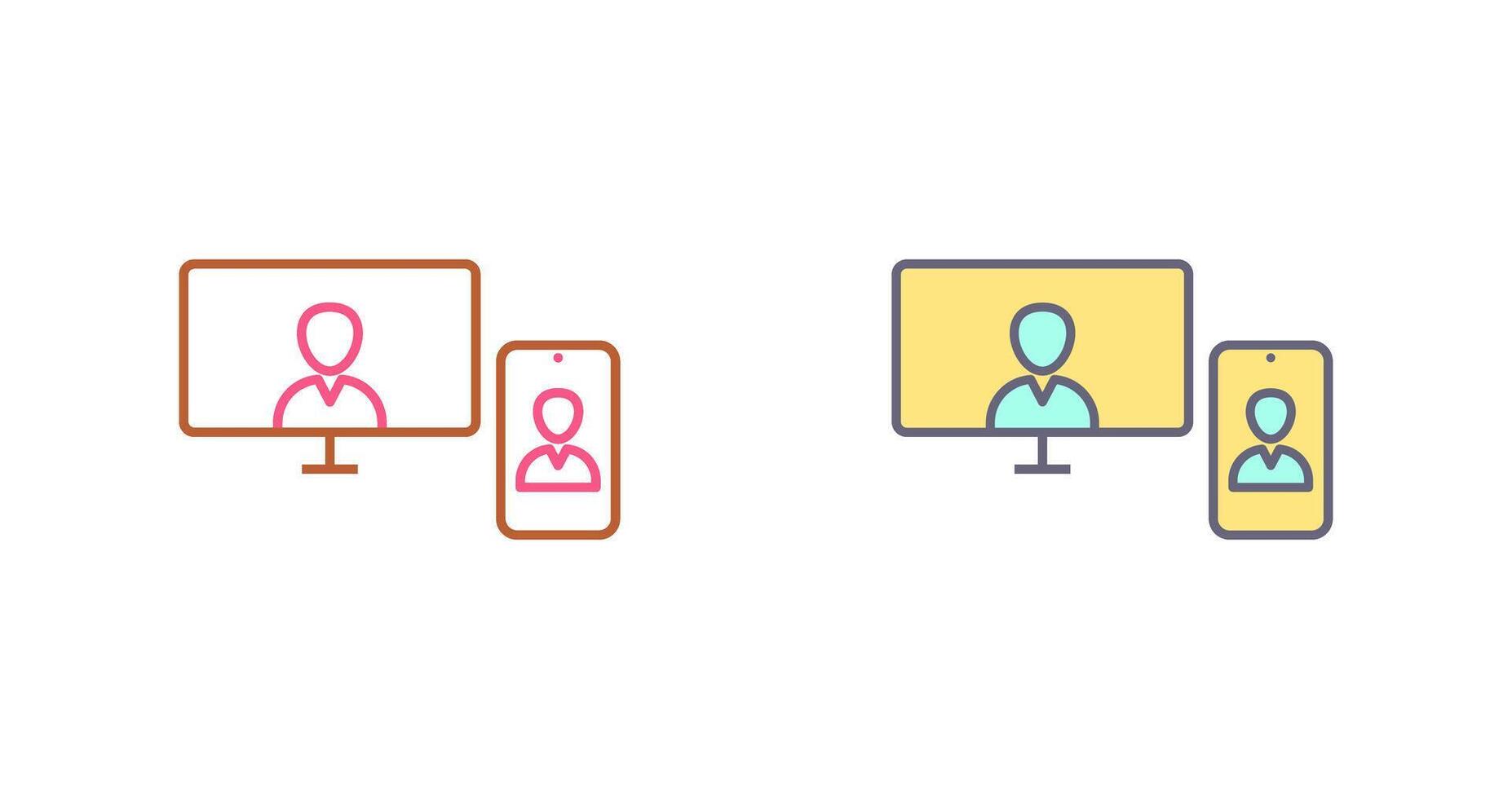 Unique Call Icon Design vector