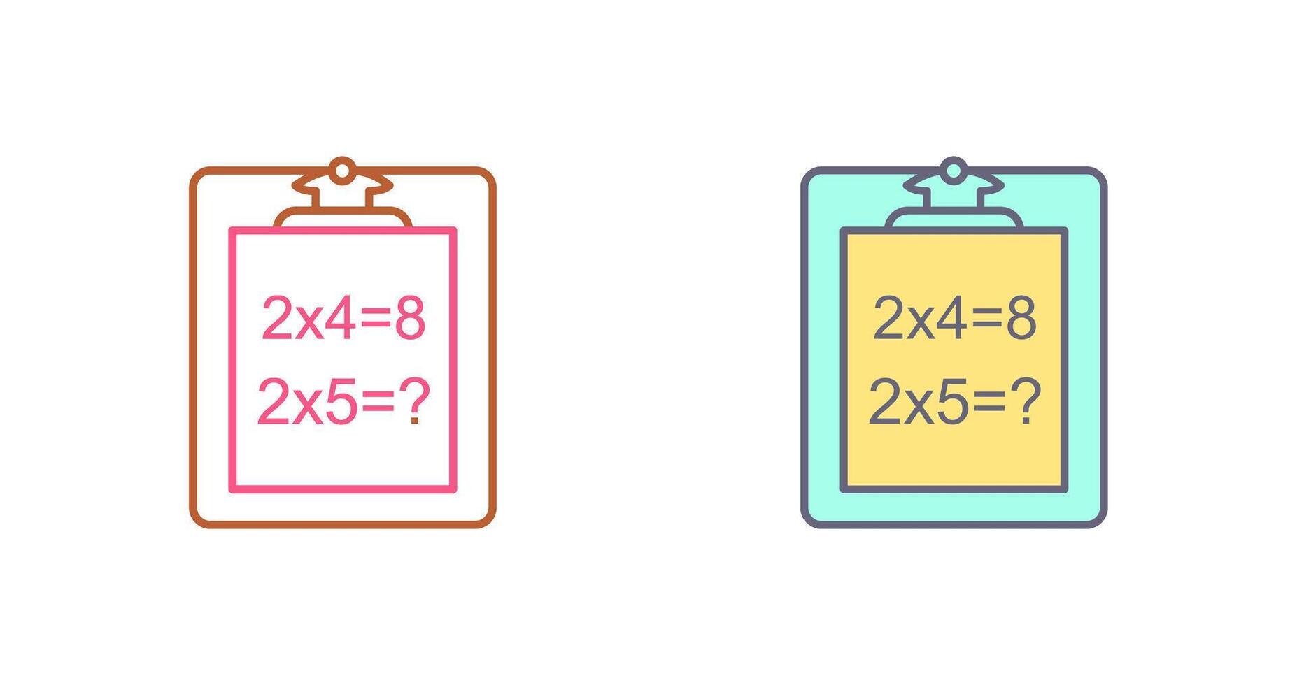 Unique Solving Question Icon Design vector
