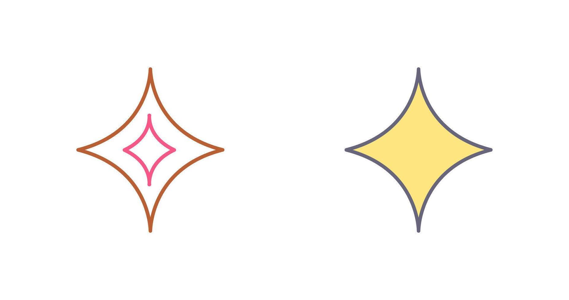 Unique Diamond Icon Design vector