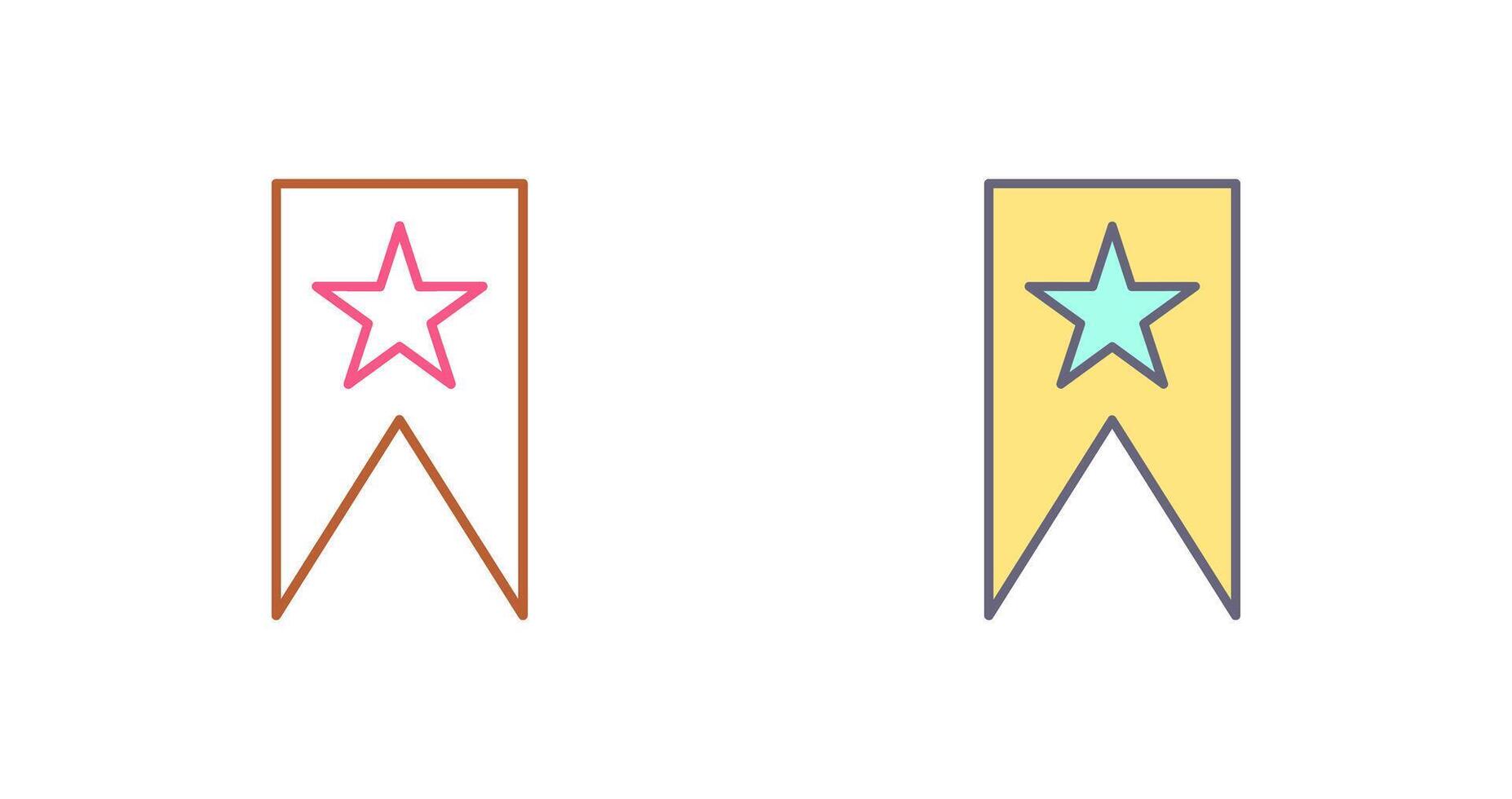 Unique Bookmarking Services Icon Design vector