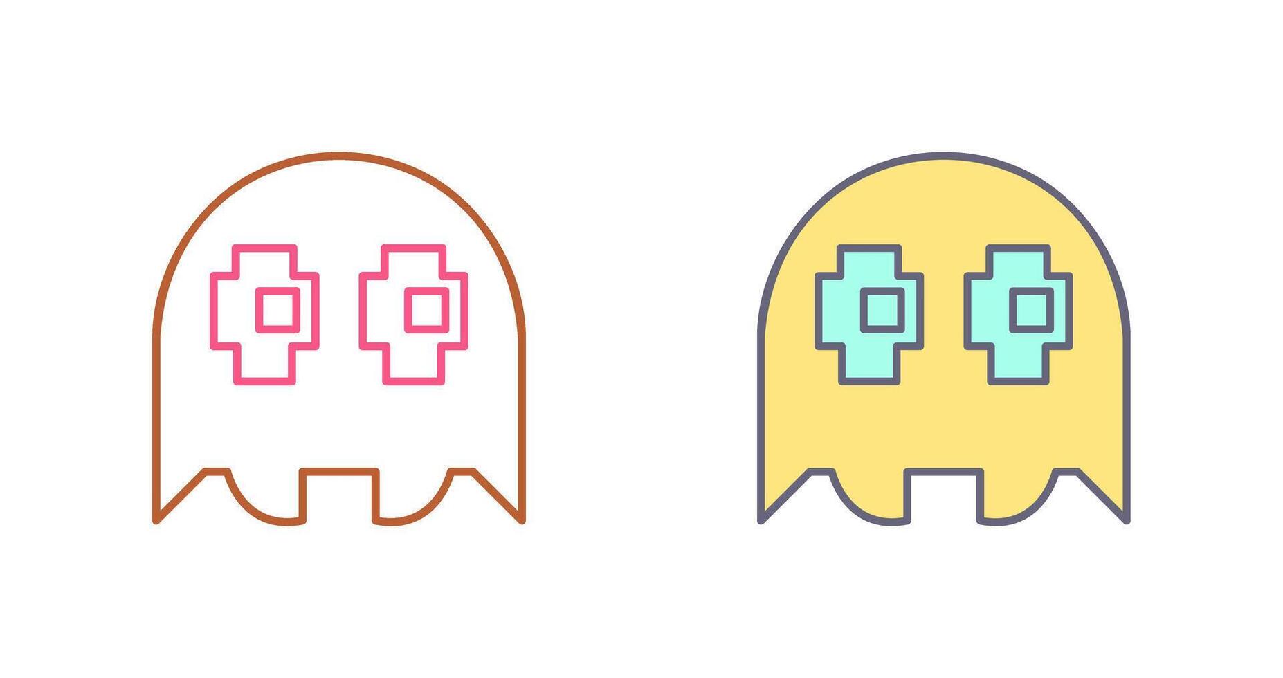 Unique Game Character Icon Design vector