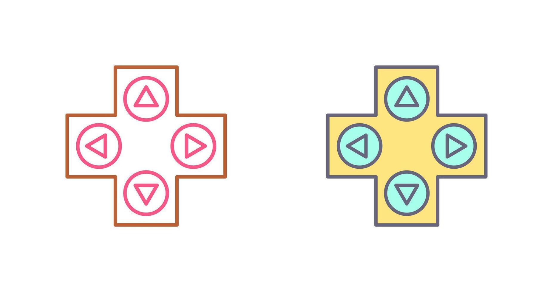 Unique Gaming Control Icon Design vector