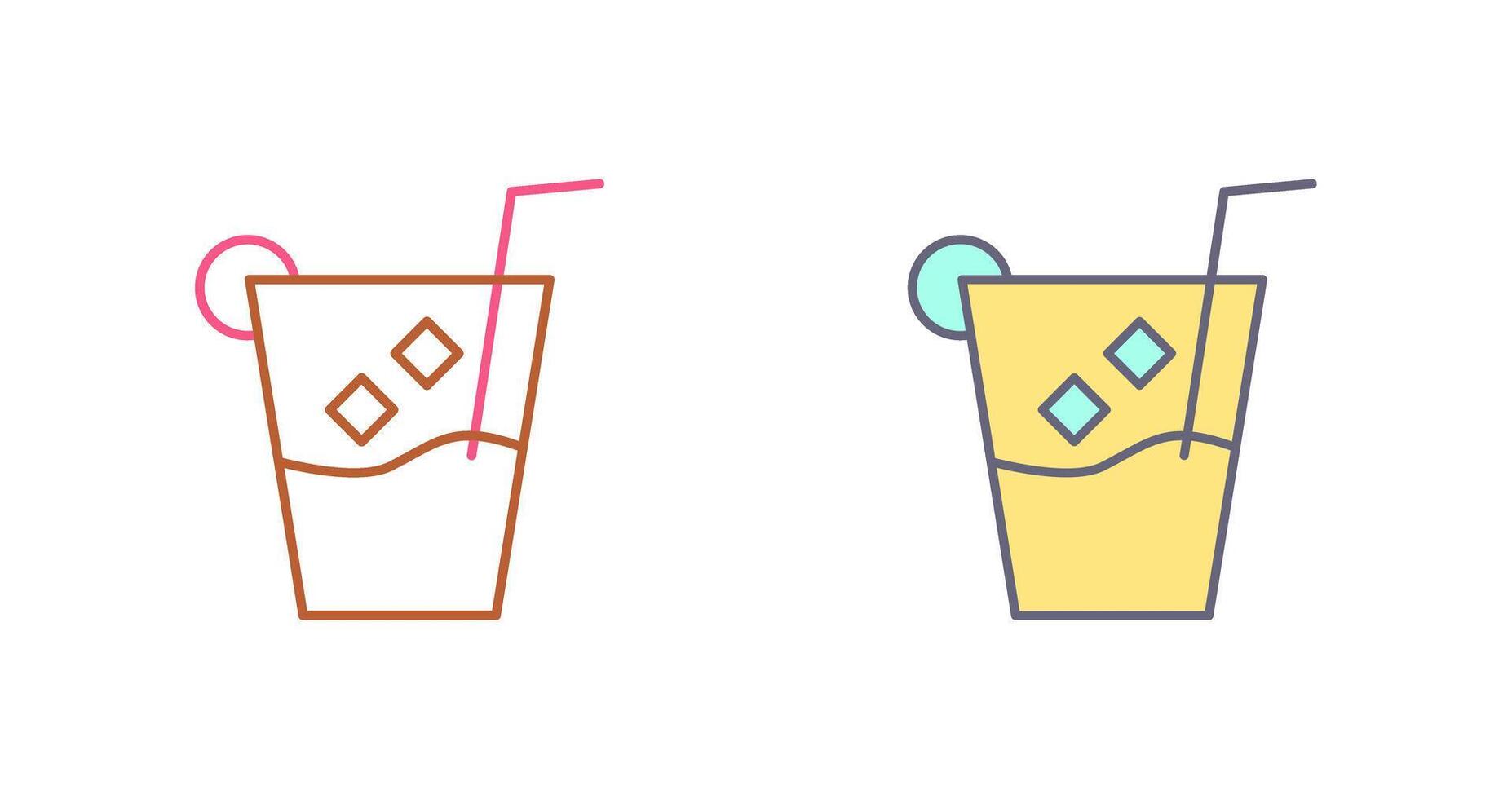 Unique Whiskey Sour Icon Design vector