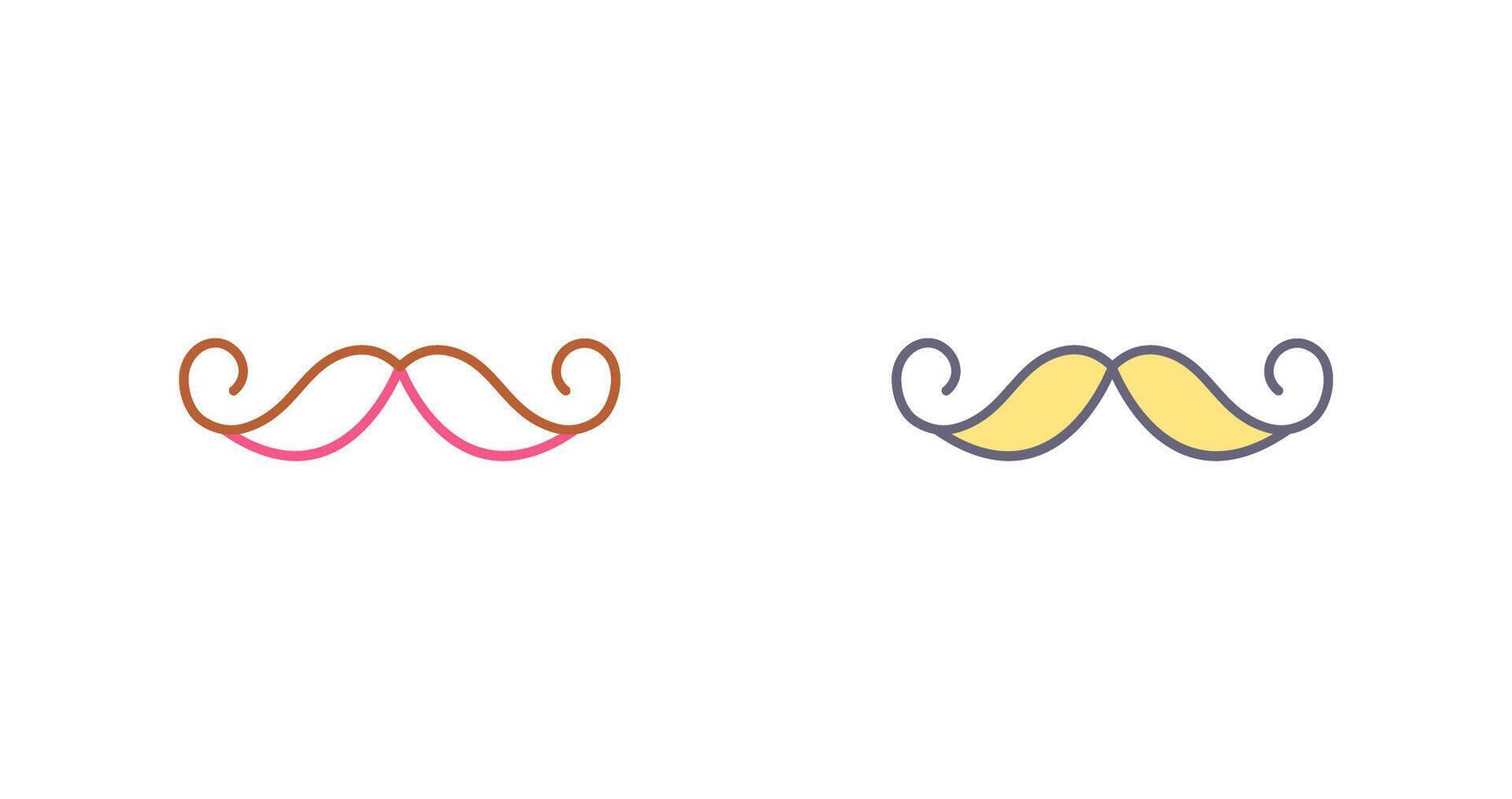 Moustache Icon Design vector