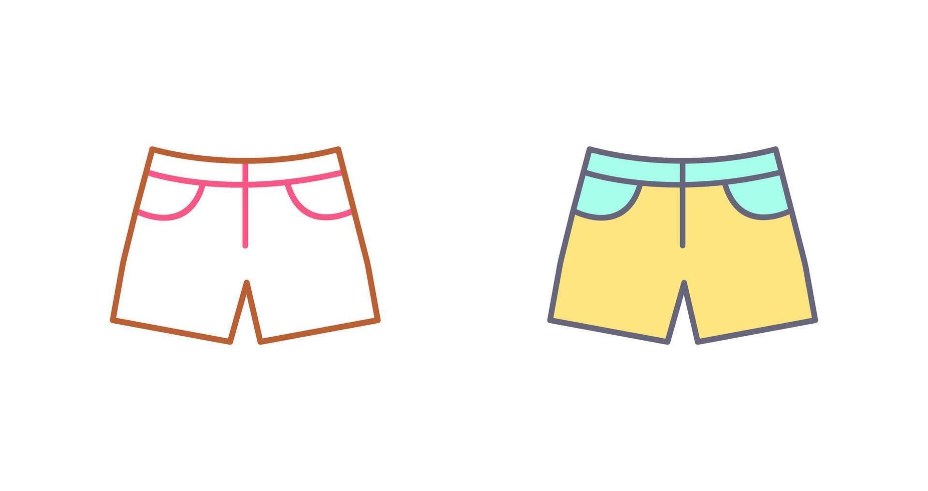 Shorts Icon Design vector
