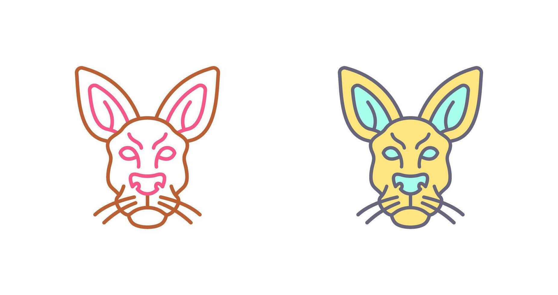 Kangaroo Icon Design vector