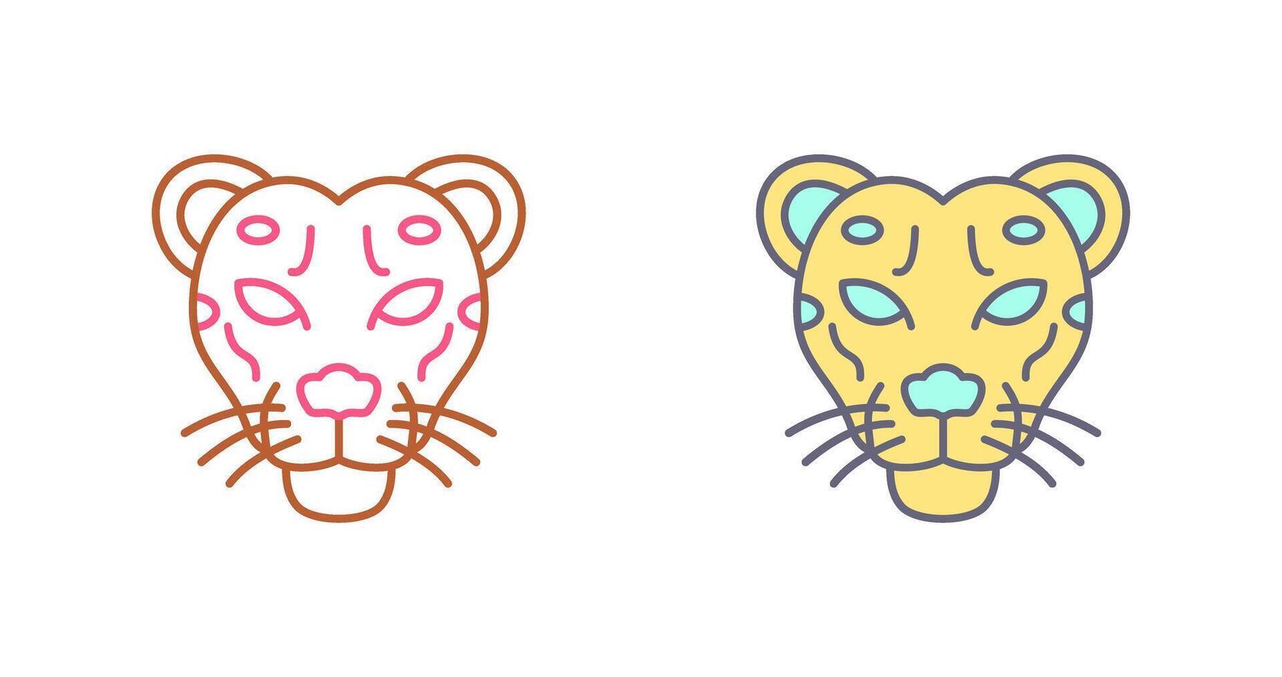Cheetah Icon Design vector