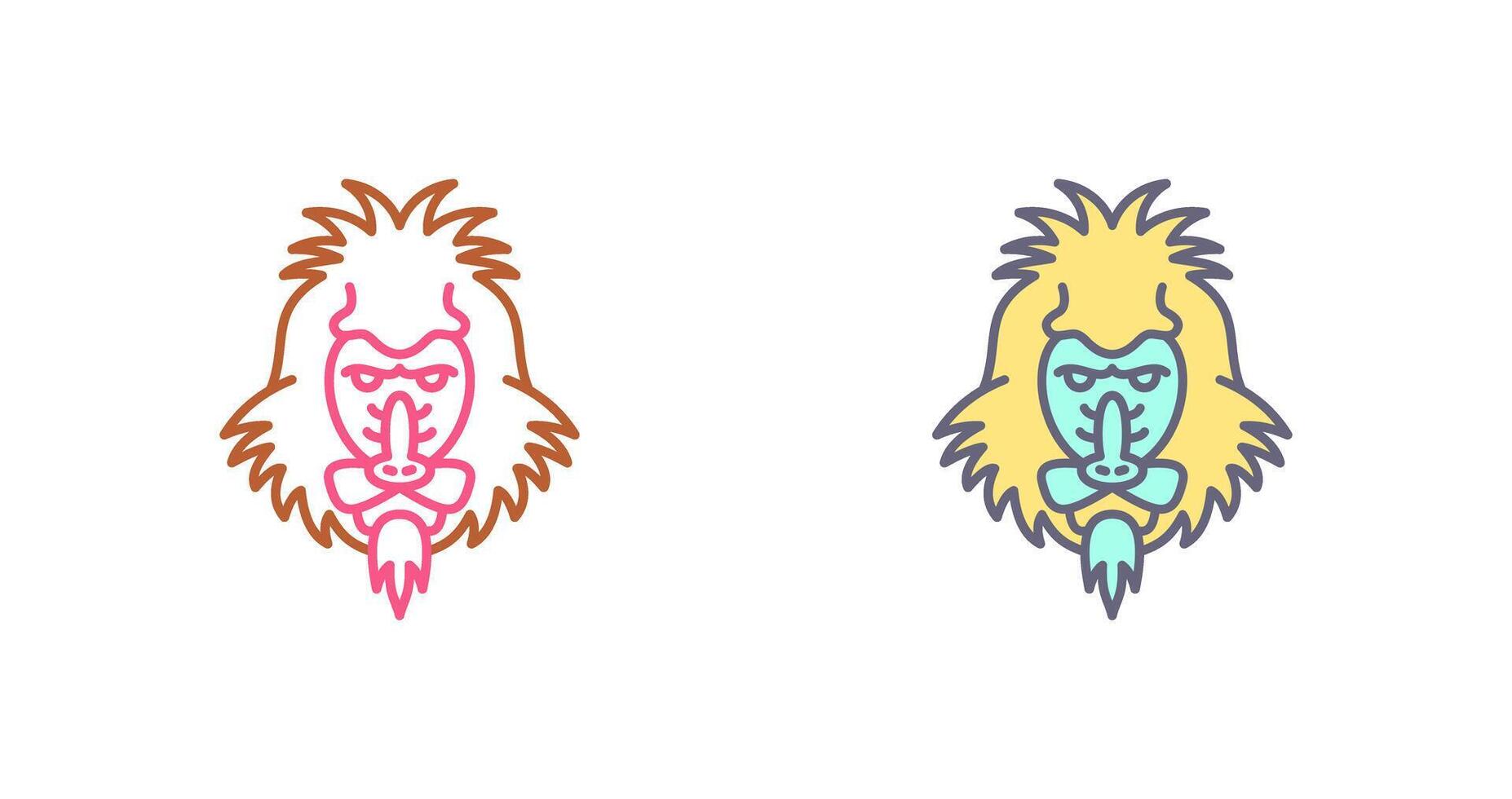 Mandrill Icon Design vector