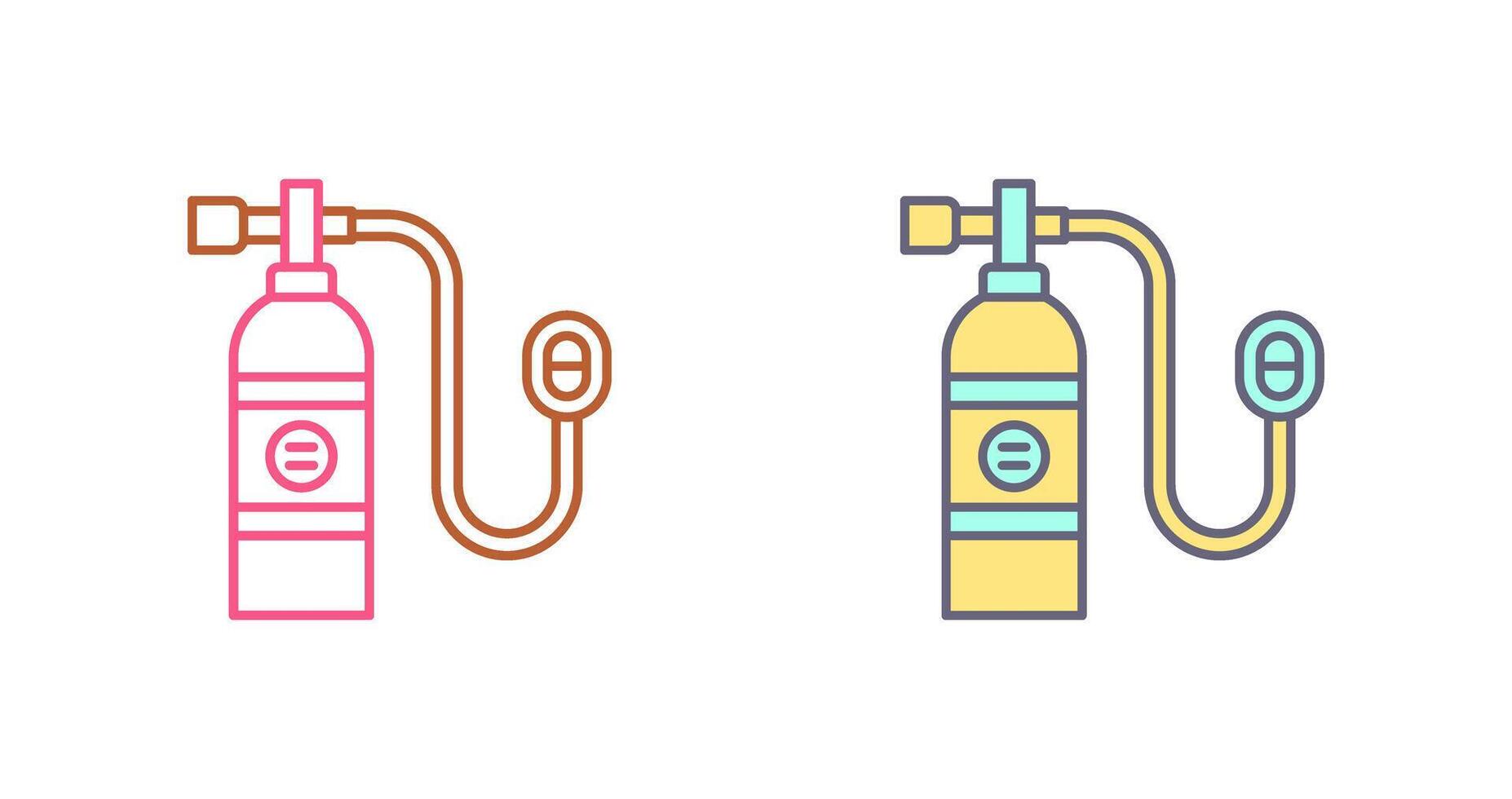 Oxygen Tank Icon Design vector