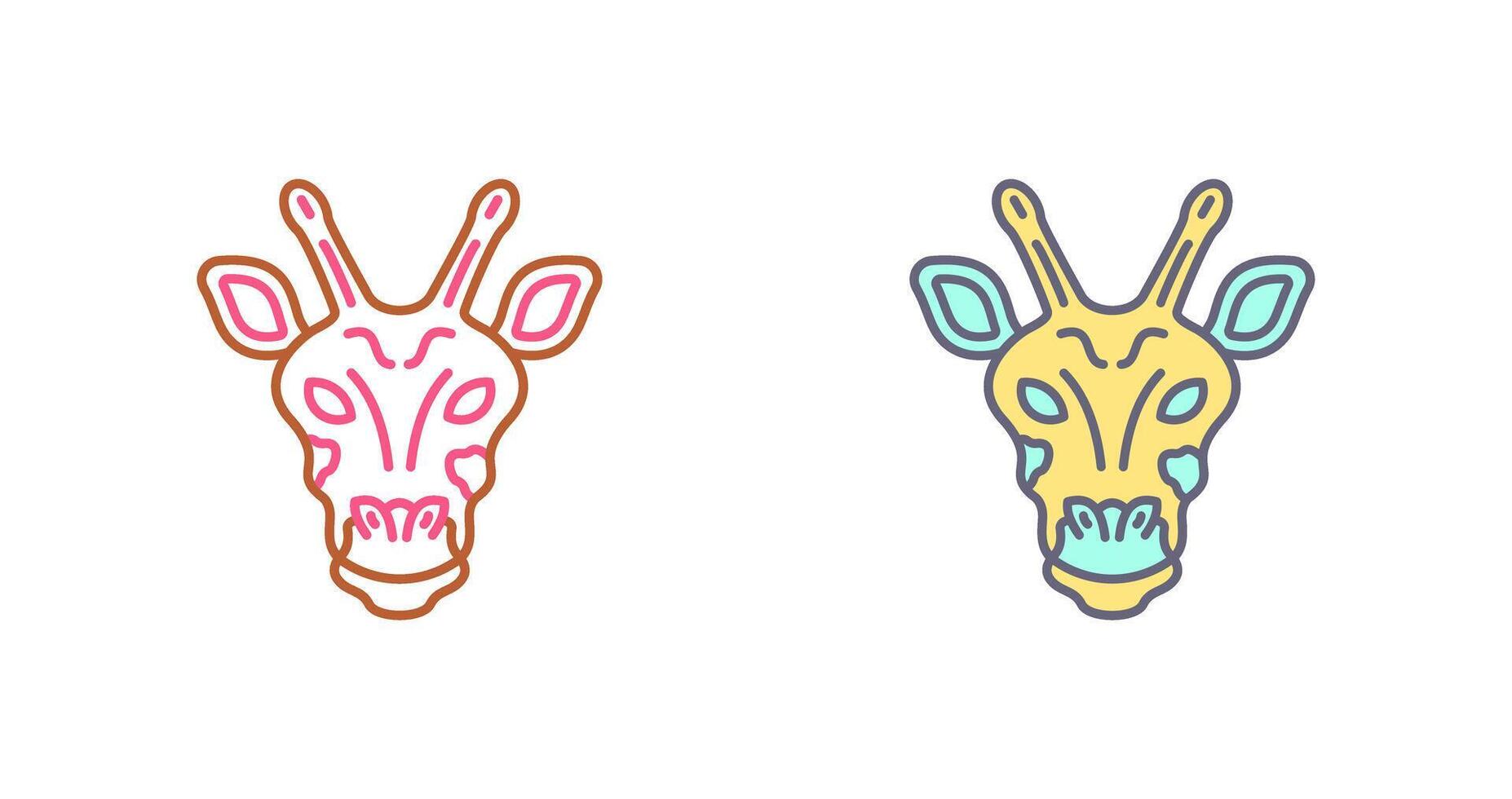 Giraffe Icon Design vector