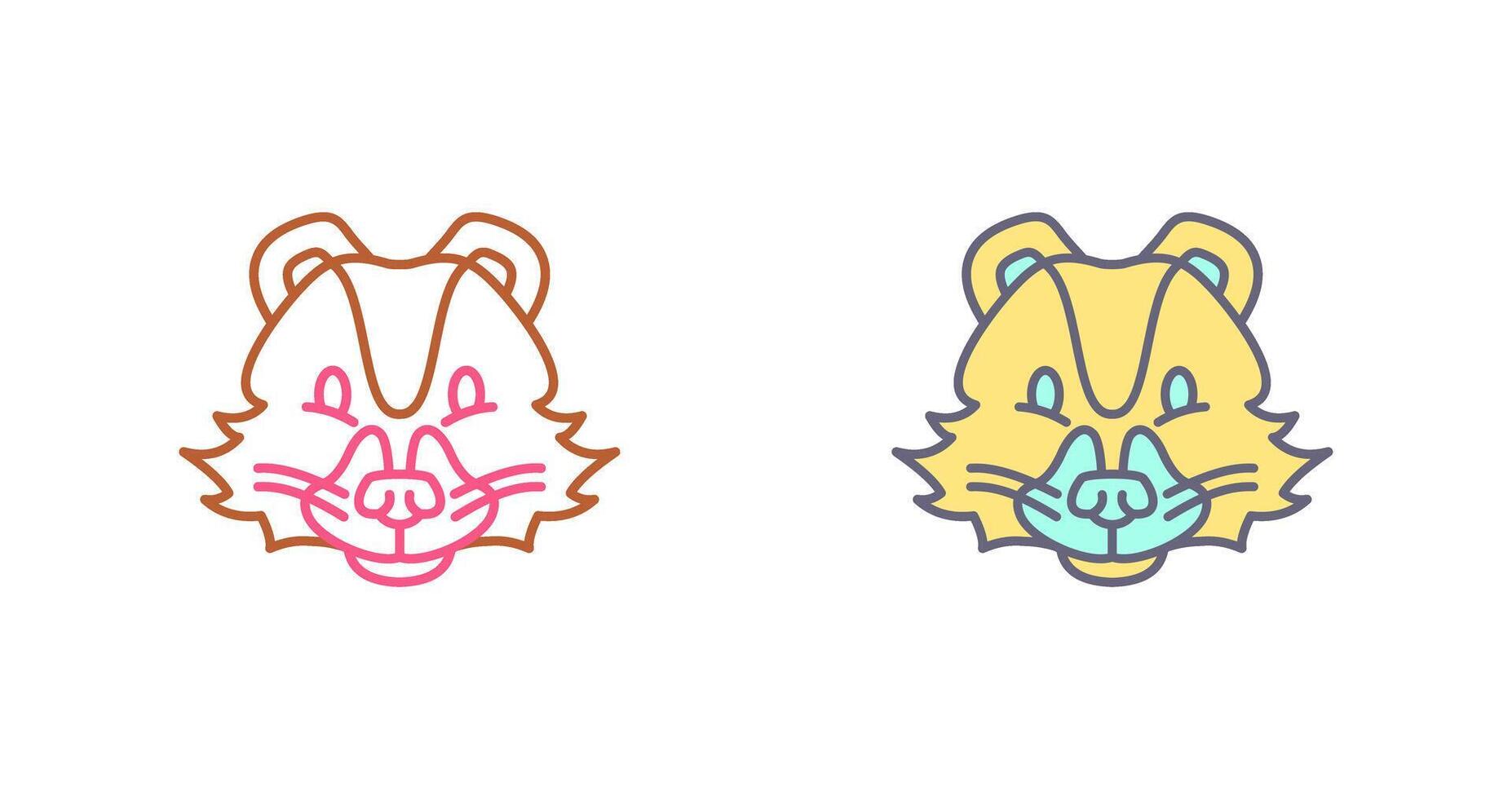 Skunk Icon Design vector