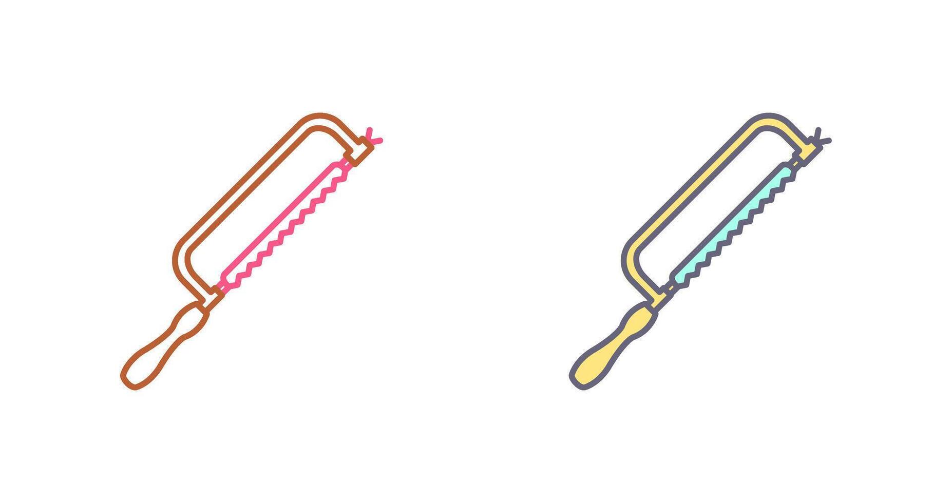 Hacksaw Icon Design vector