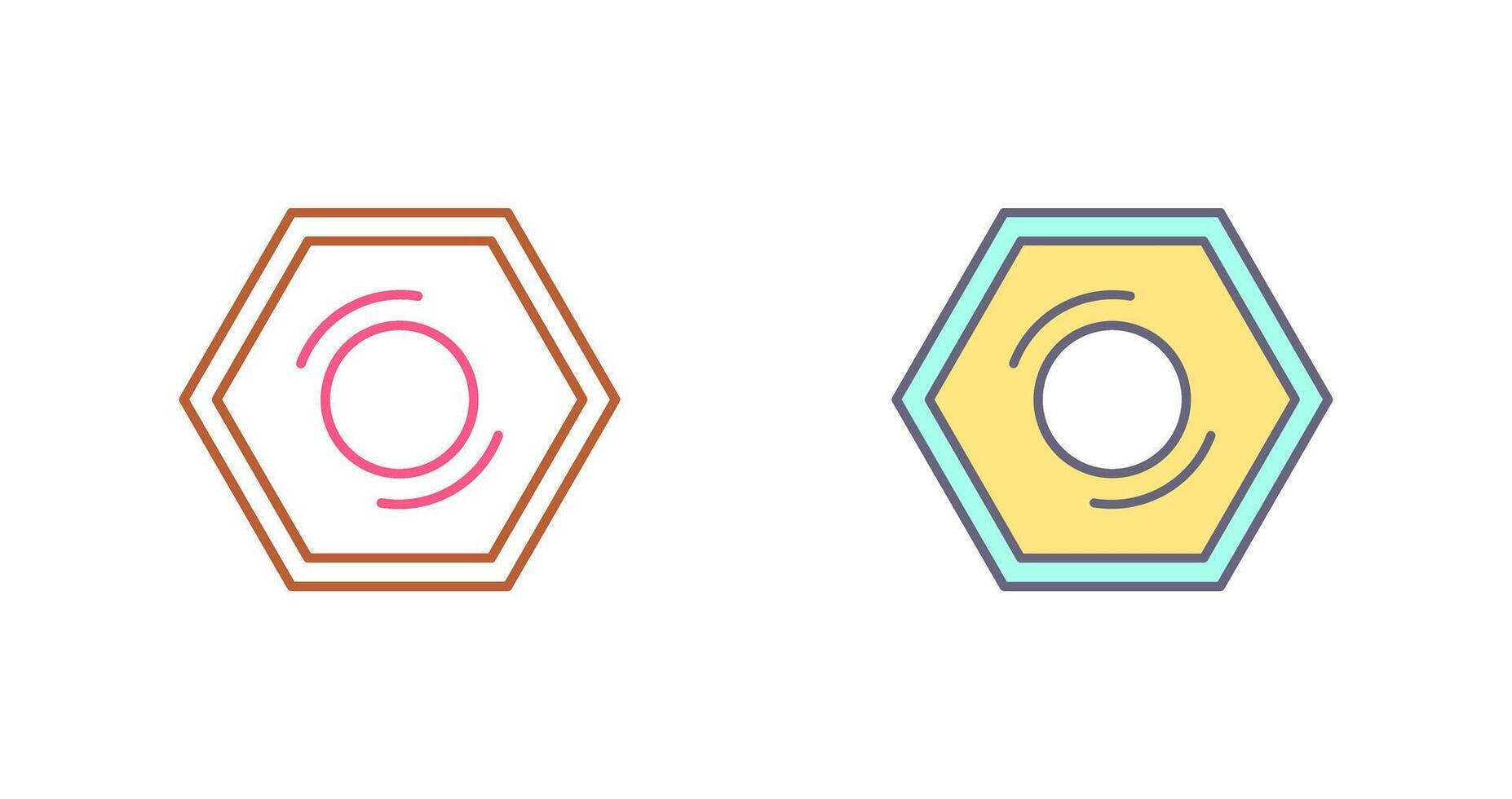 Nut Icon Design vector