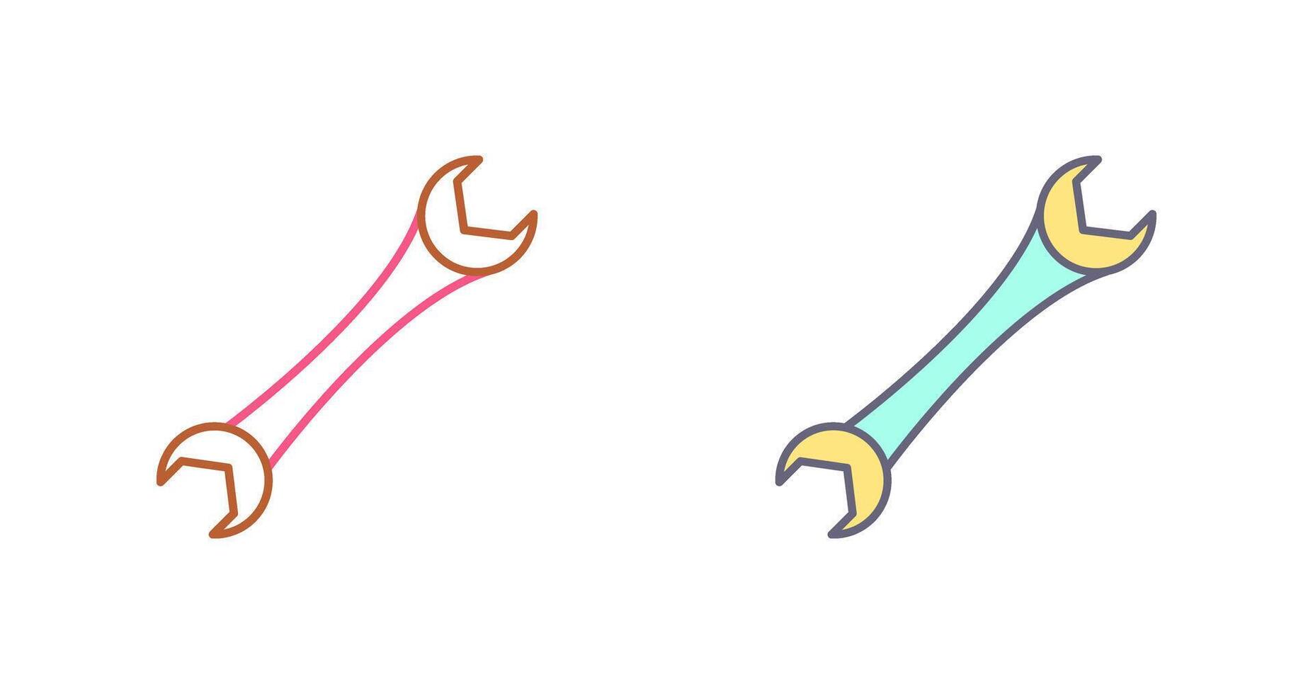 Spanner Icon Design vector