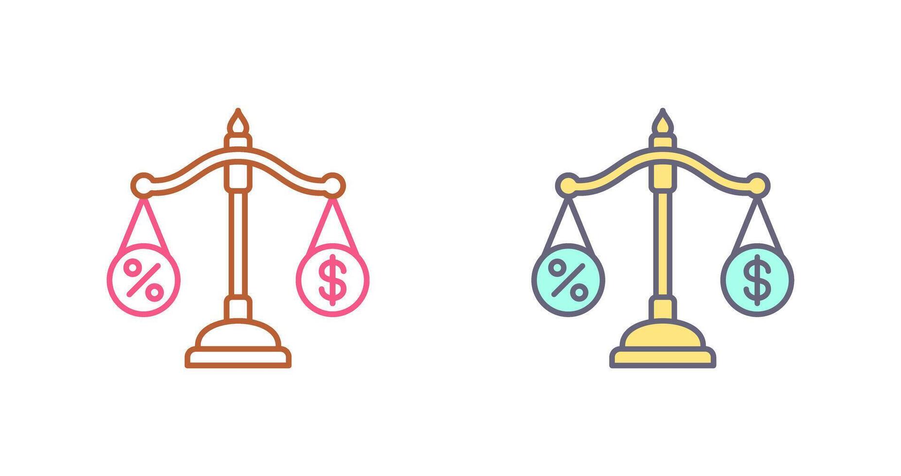 Scale Icon Design vector