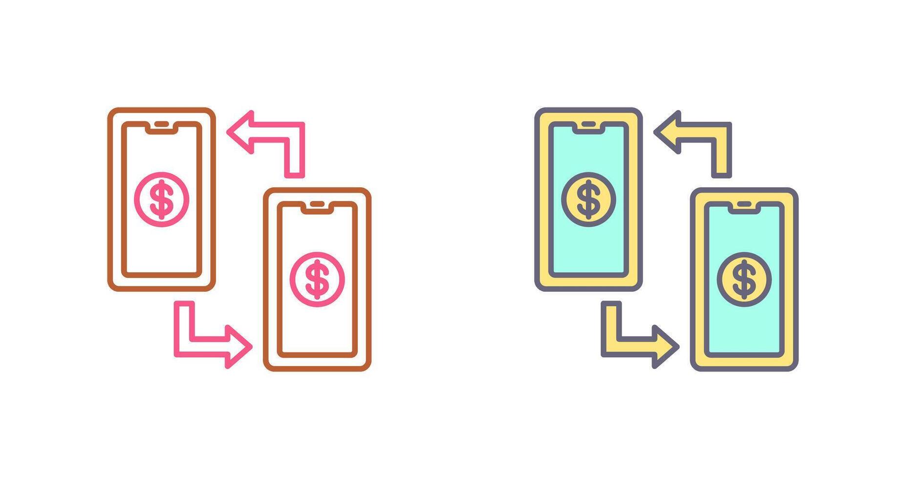 Transaction Icon Design vector