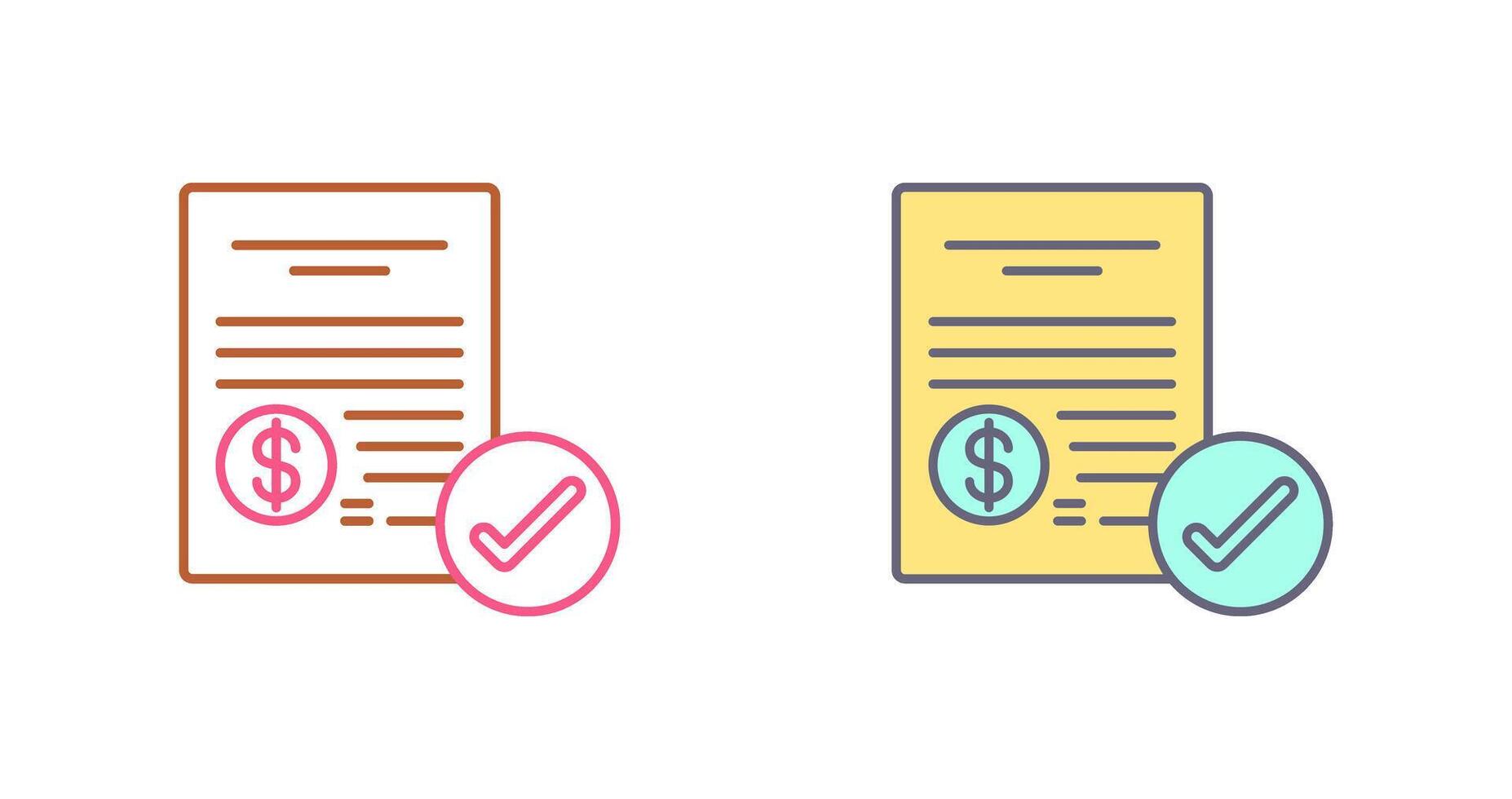 Paid Icon Design vector