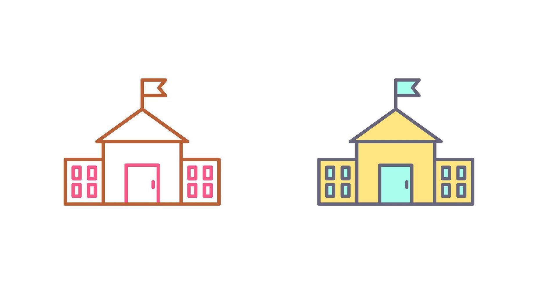 Presidential Building Icon Design vector