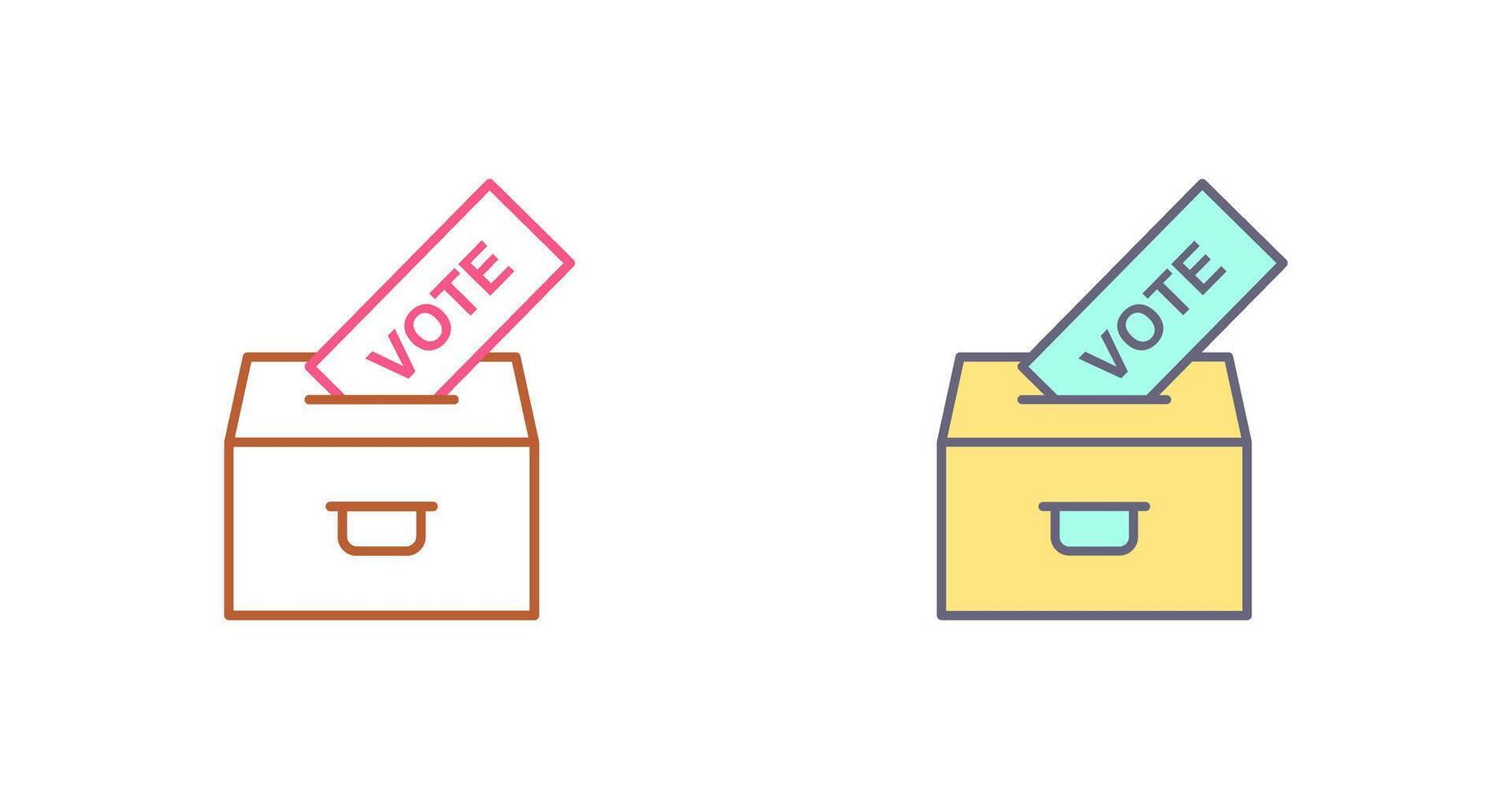 Casting Vote Icon Design vector