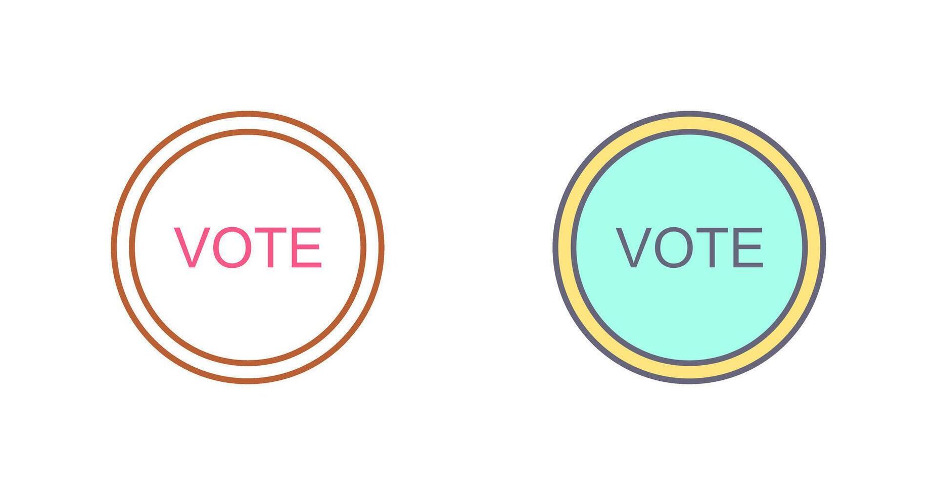 Vote Link Icon Design vector
