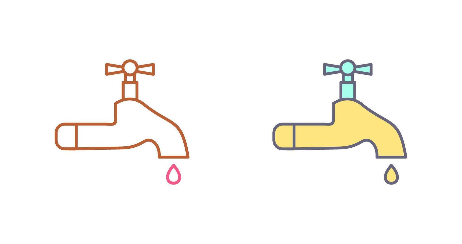 Water Tap Icon Design vector
