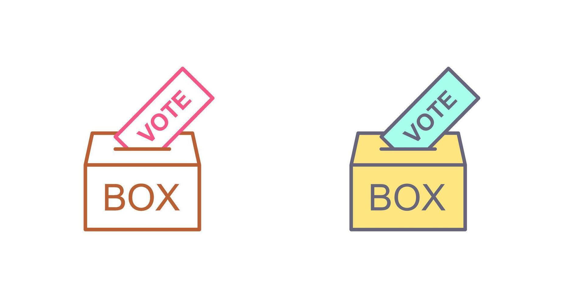 Giing Vote Icon Design vector