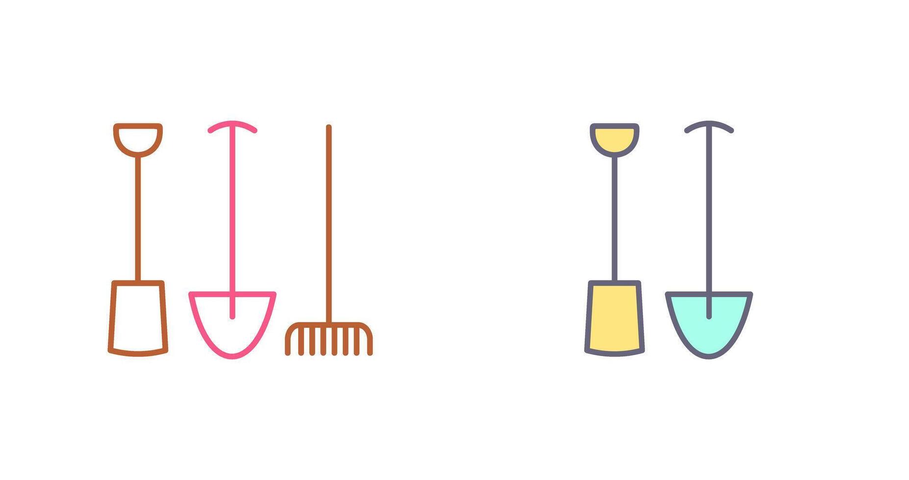 Gardening Tools Icon Design vector