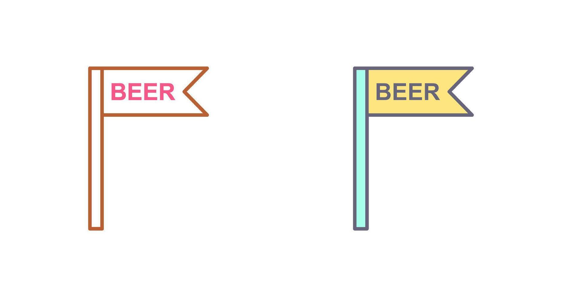 Signboard Icon Design vector