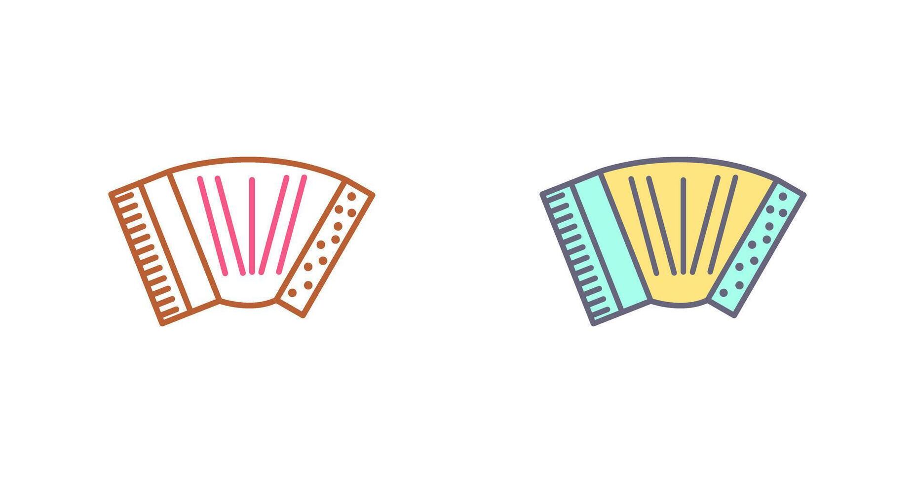 Accordion Icon Design vector