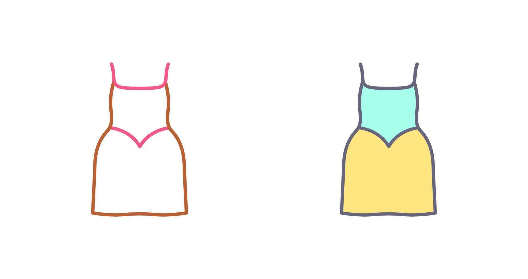 Party Dress Icon Design vector