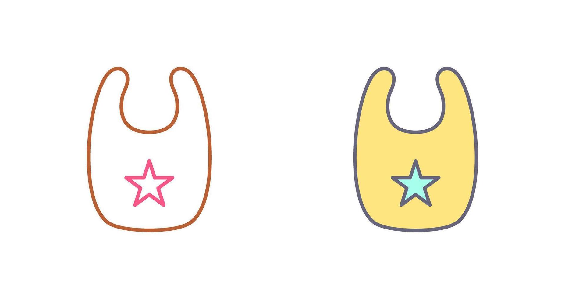 Bib Icon Design vector