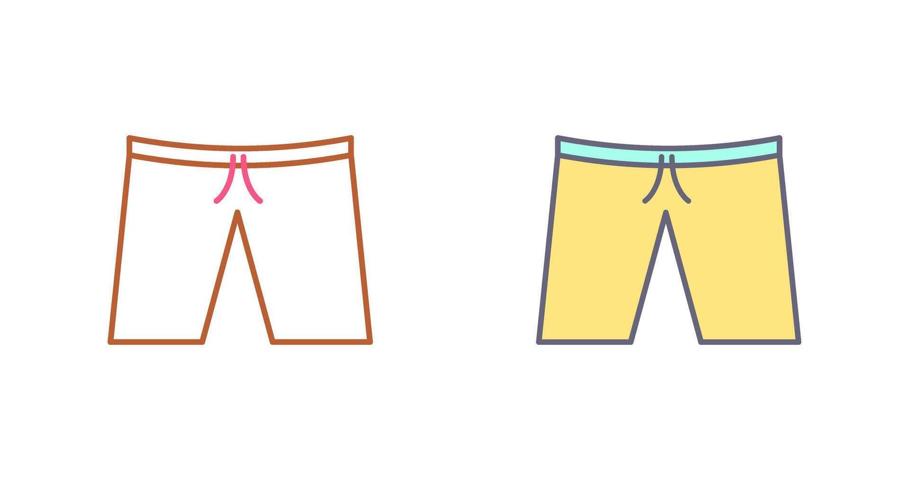 Shorts Icon Design vector