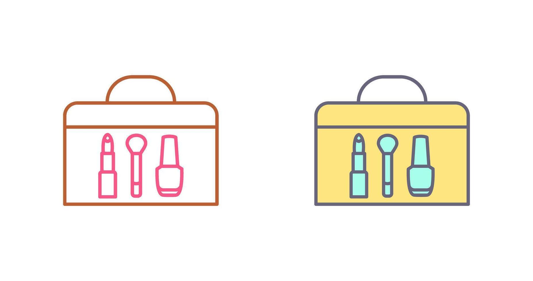 Cosmetics Box Icon Design vector