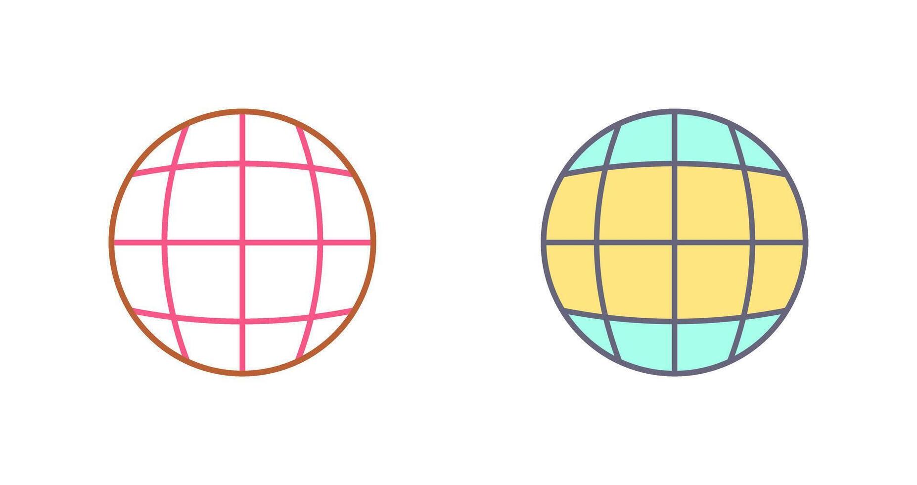 Globe Icon Design vector