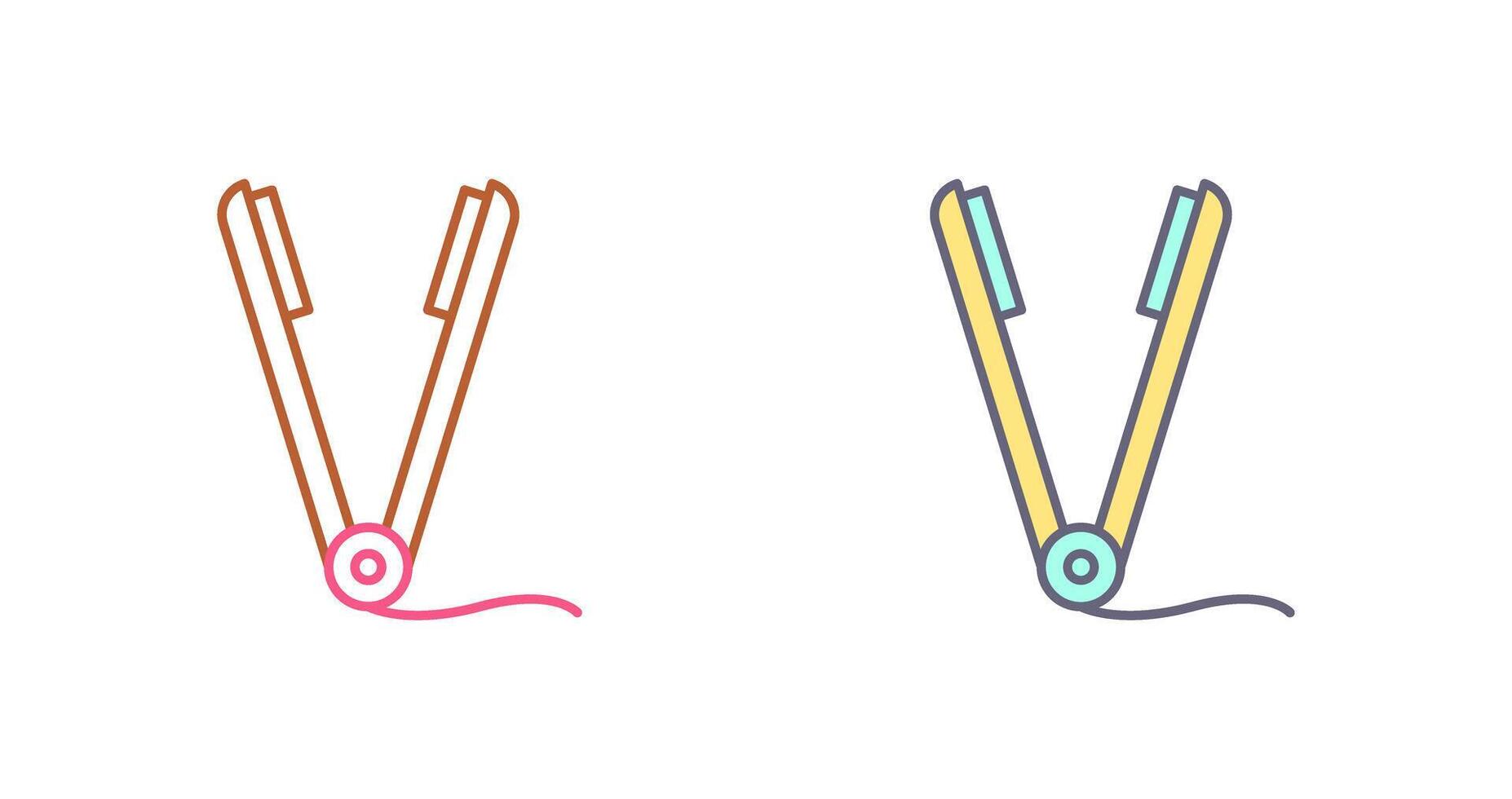 Straightener Icon Design vector