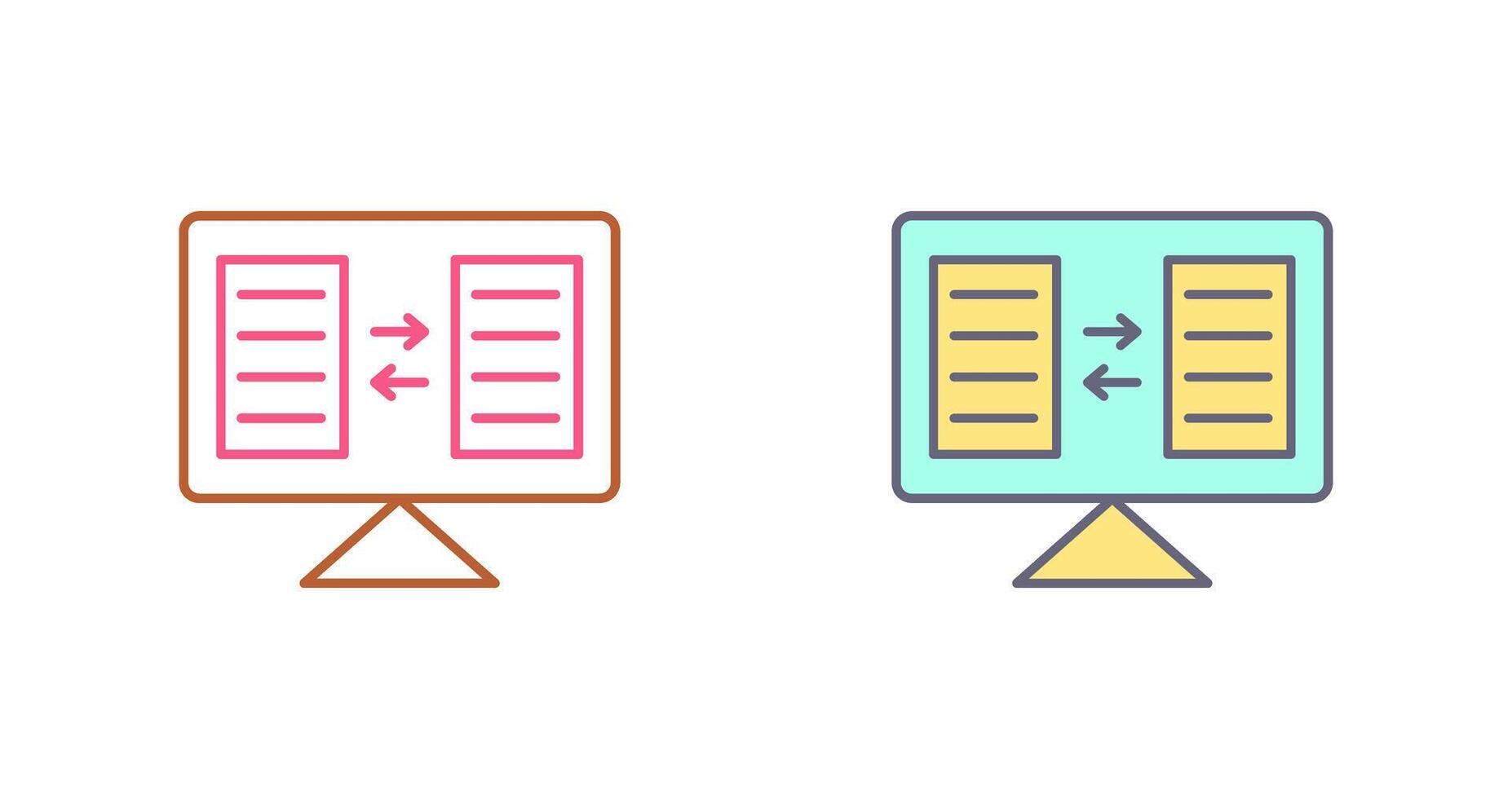 File Sharing Icon Design vector